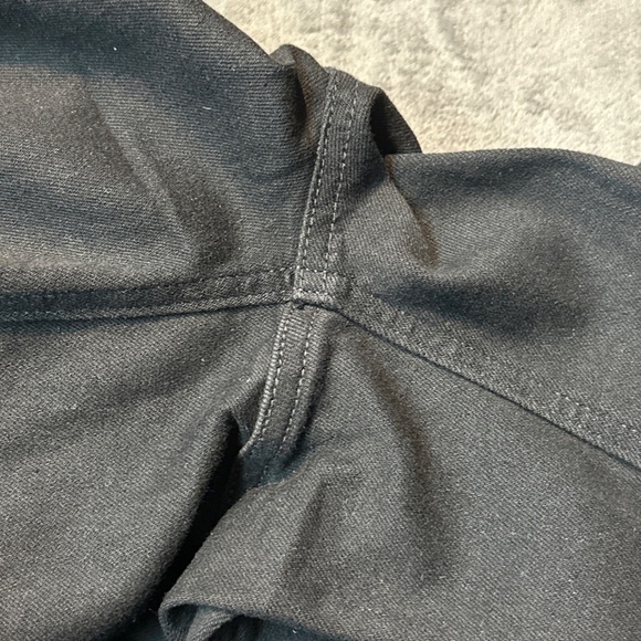 Wide Leg Jeans High Rise Black Denim Size 2 Old Navy - Picture 5 of 10